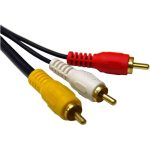 3RCA to 3RCA 3X RCA Audio Video AUX Cable AV Line 1.5M