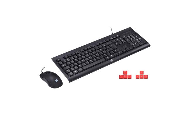 HP wired keyboard and mouse combo KM100