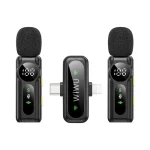 WiWU WI-WM007 Dual Wireless Lavalier ANC Microphone